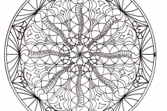 Mandala a colorier gratuit a imprimer 3